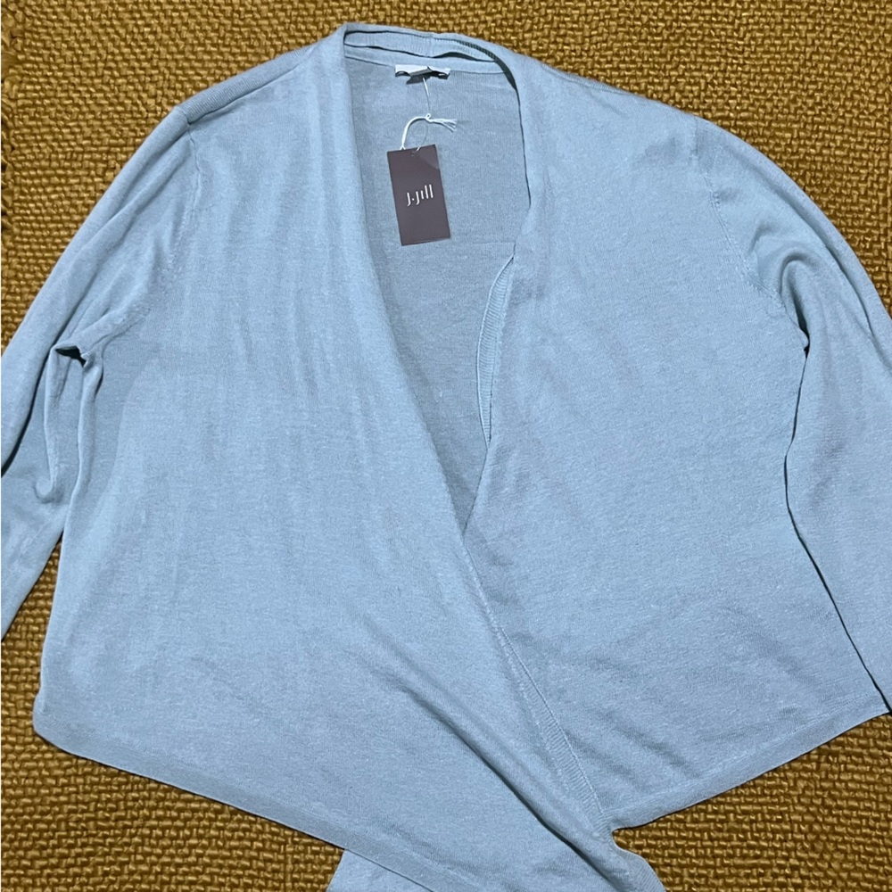 Blue cardigan